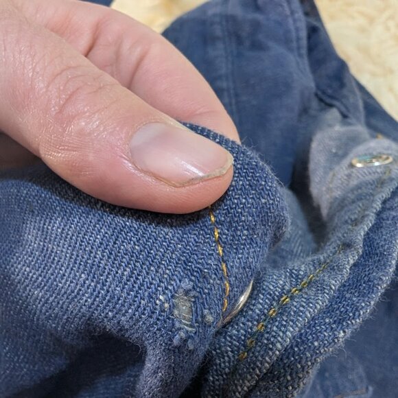 Vintage GWG Denim Pearl Snap Western Shirt - Picture 4 of 13